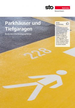 Prospekt Bodenbeschichtung Parkhäuser StoCretec Kriftel