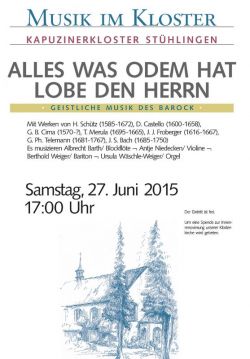 Musik im Kloster Stühlingen