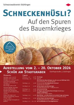 Ausstellungsplakat, Schwarzwaldverein Stühlingen
