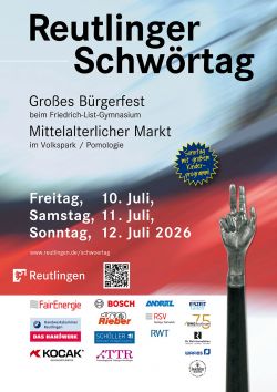 Plakat Reutlinger Schwörtag, Stadt Reutlingen